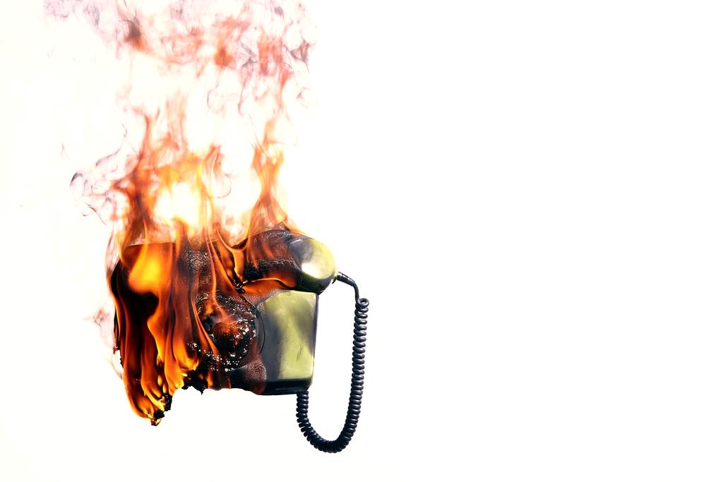 Contact support illustration with headset and chat bubbles